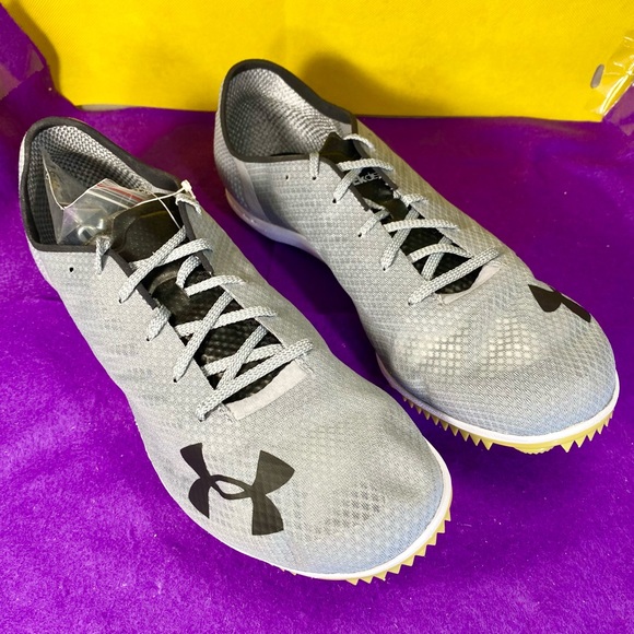 Under Armour Kick Distance 2 Track Shoes Grey Mens main image 6